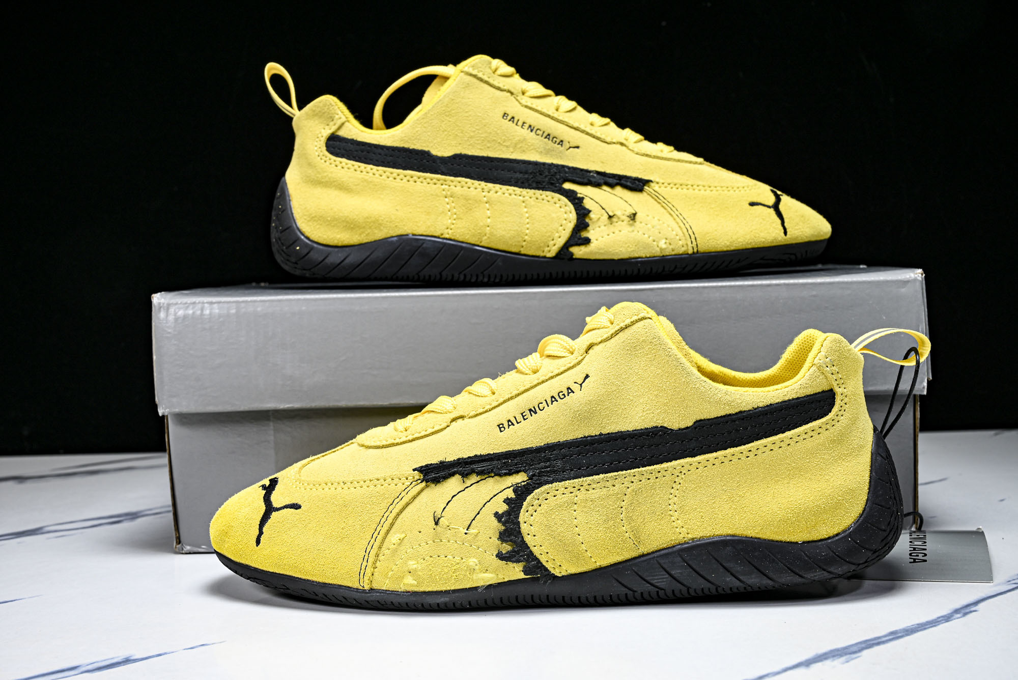 纯原 PUMA_彪马 x Balenciaga巴黎世家 Speedcat 牛皮绒面革 圆头做旧 06 #YZ026 纯原 PUMA_彪马 x Balenciaga巴黎世家 Speedcat 牛皮绒面革 圆头做旧 06 #YZ026