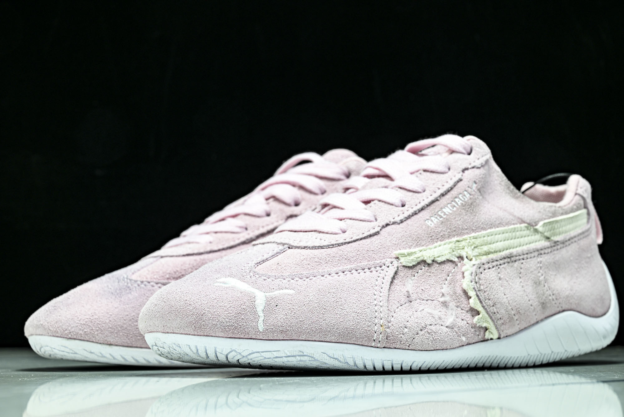 纯原 PUMA_彪马 x Balenciaga巴黎世家 Speedcat 牛皮绒面革 圆头做旧  07 #YZ026 #