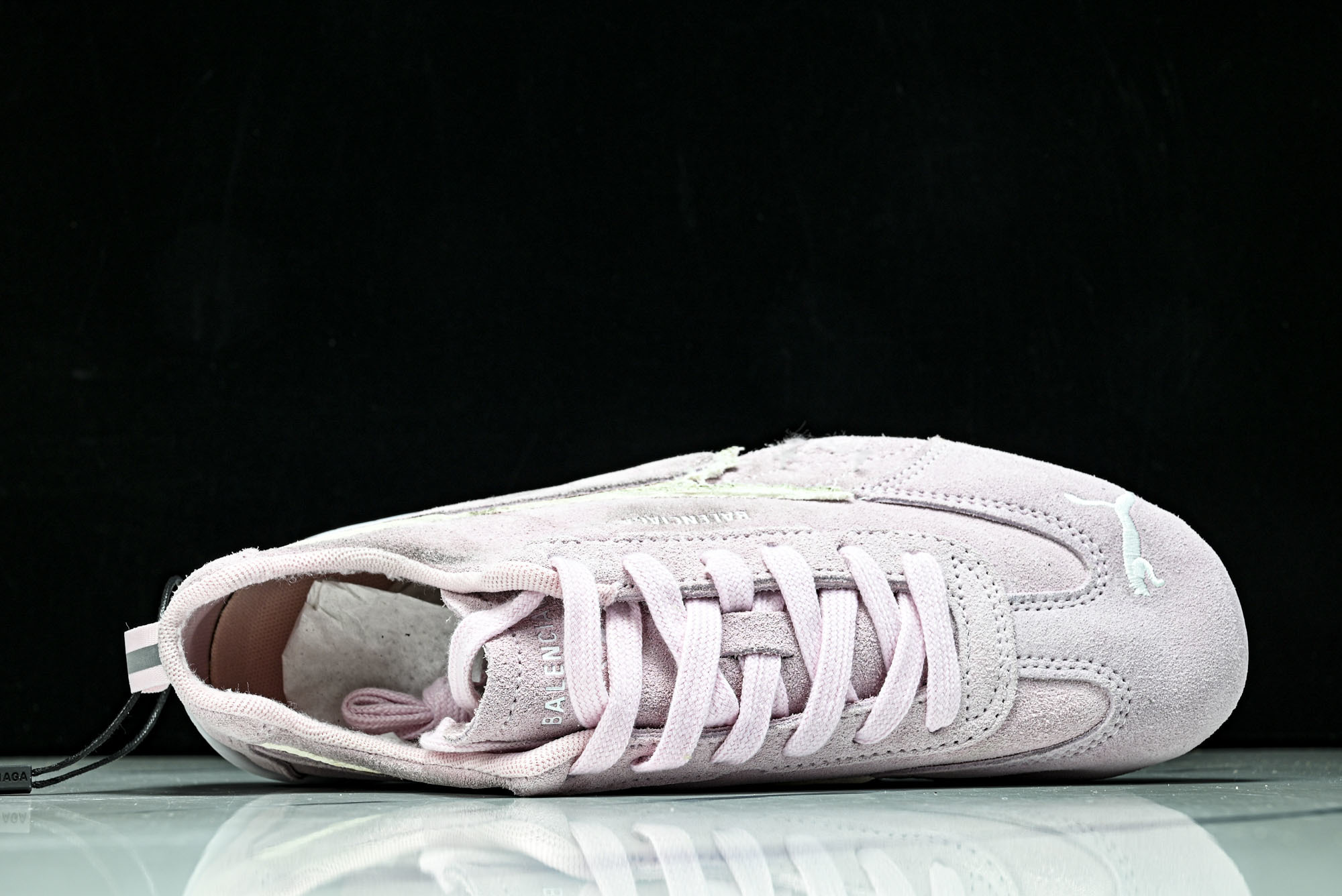 纯原 PUMA_彪马 x Balenciaga巴黎世家 Speedcat 牛皮绒面革 圆头做旧  07 #YZ026 #