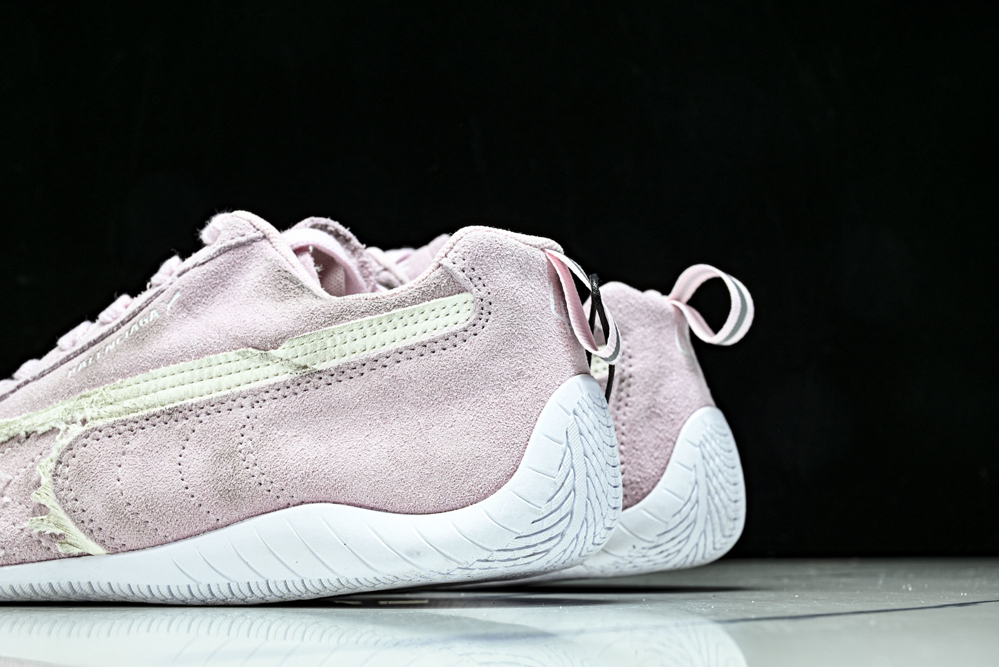 纯原 PUMA_彪马 x Balenciaga巴黎世家 Speedcat 牛皮绒面革 圆头做旧  07 #YZ026 #
