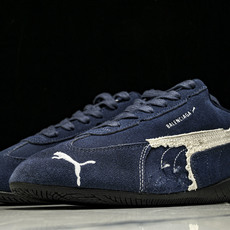 纯原 PUMA_彪马 x Balenciaga巴黎世家 Speedcat 牛皮绒面革 圆头做旧 #YZ026 #注鞋 纯原 PUMA_彪马 x Balenciaga巴黎世家 Speedcat 牛皮绒面革 圆头做旧 #YZ026 #注鞋