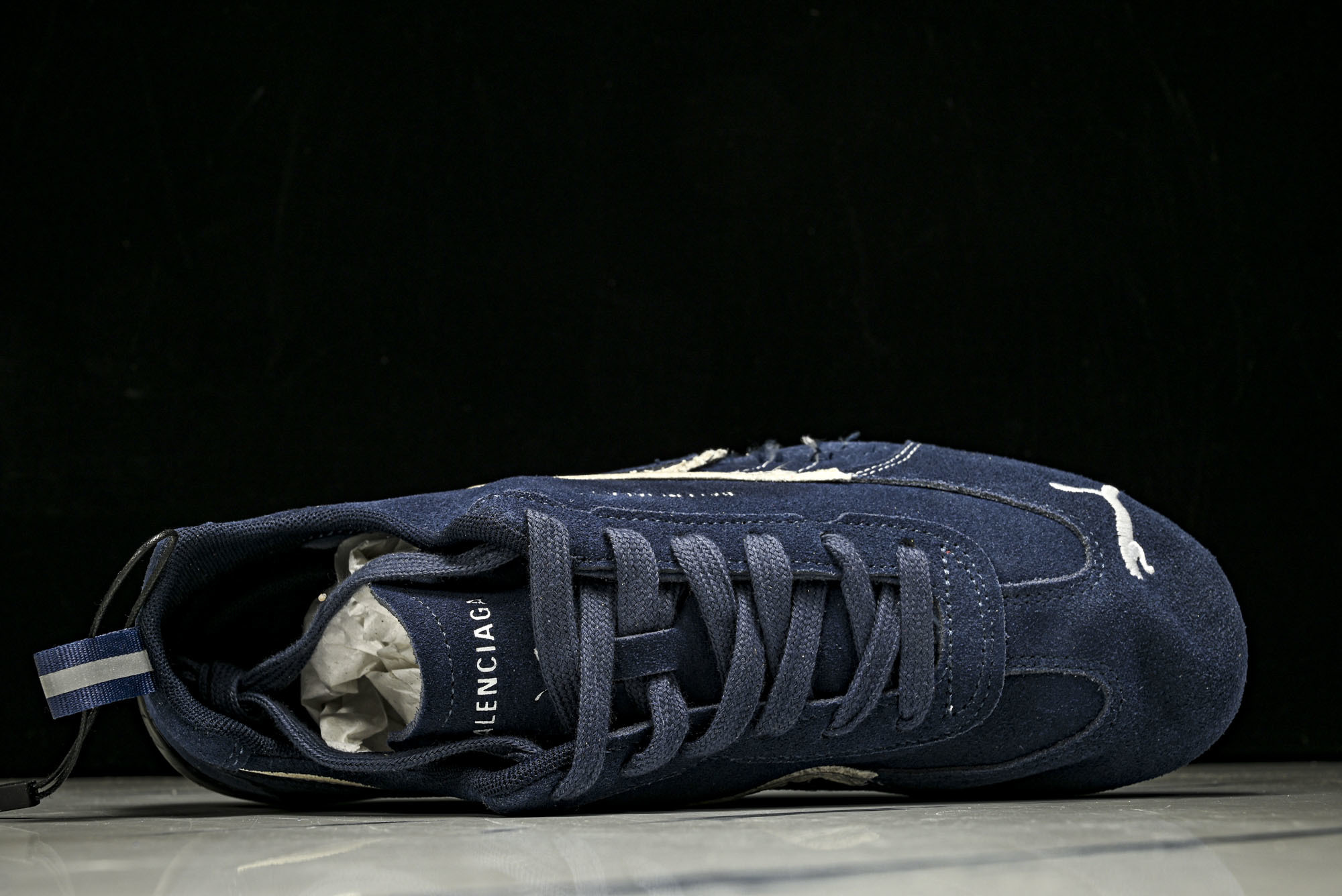 纯原 PUMA_彪马 x Balenciaga巴黎世家 Speedcat 牛皮绒面革 圆头做旧 #YZ026 #注鞋 纯原 PUMA_彪马 x Balenciaga巴黎世家 Speedcat 牛皮绒面革 圆头做旧 #YZ026 #注鞋