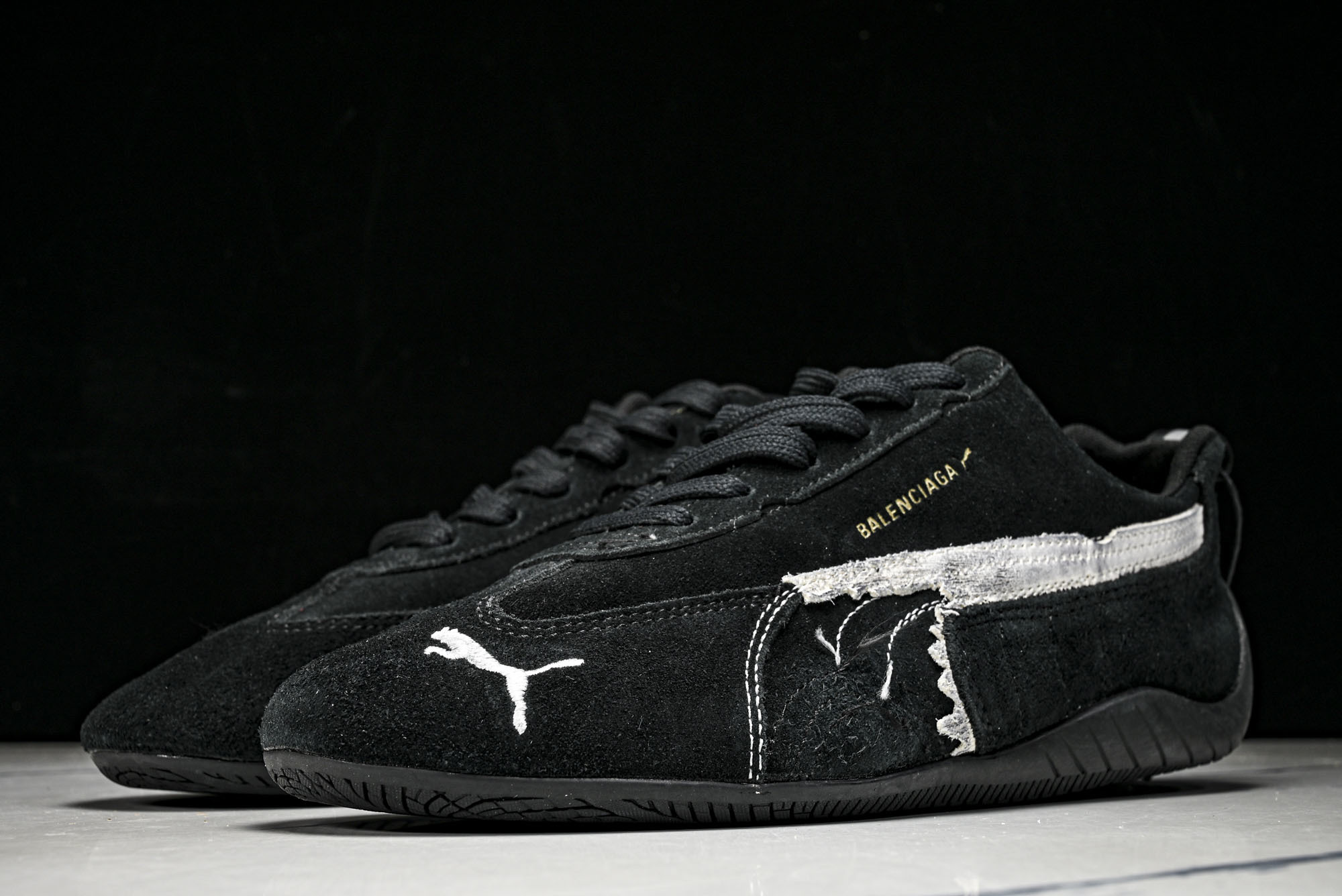纯原 PUMA_彪马 x Balenciaga巴黎世家 Speedcat 牛皮绒面革 圆头做旧 WSDSD1090 # 纯原 PUMA_彪马 x Balenciaga巴黎世家 Speedcat 牛皮绒面革 圆头做旧 WSDSD1090 #