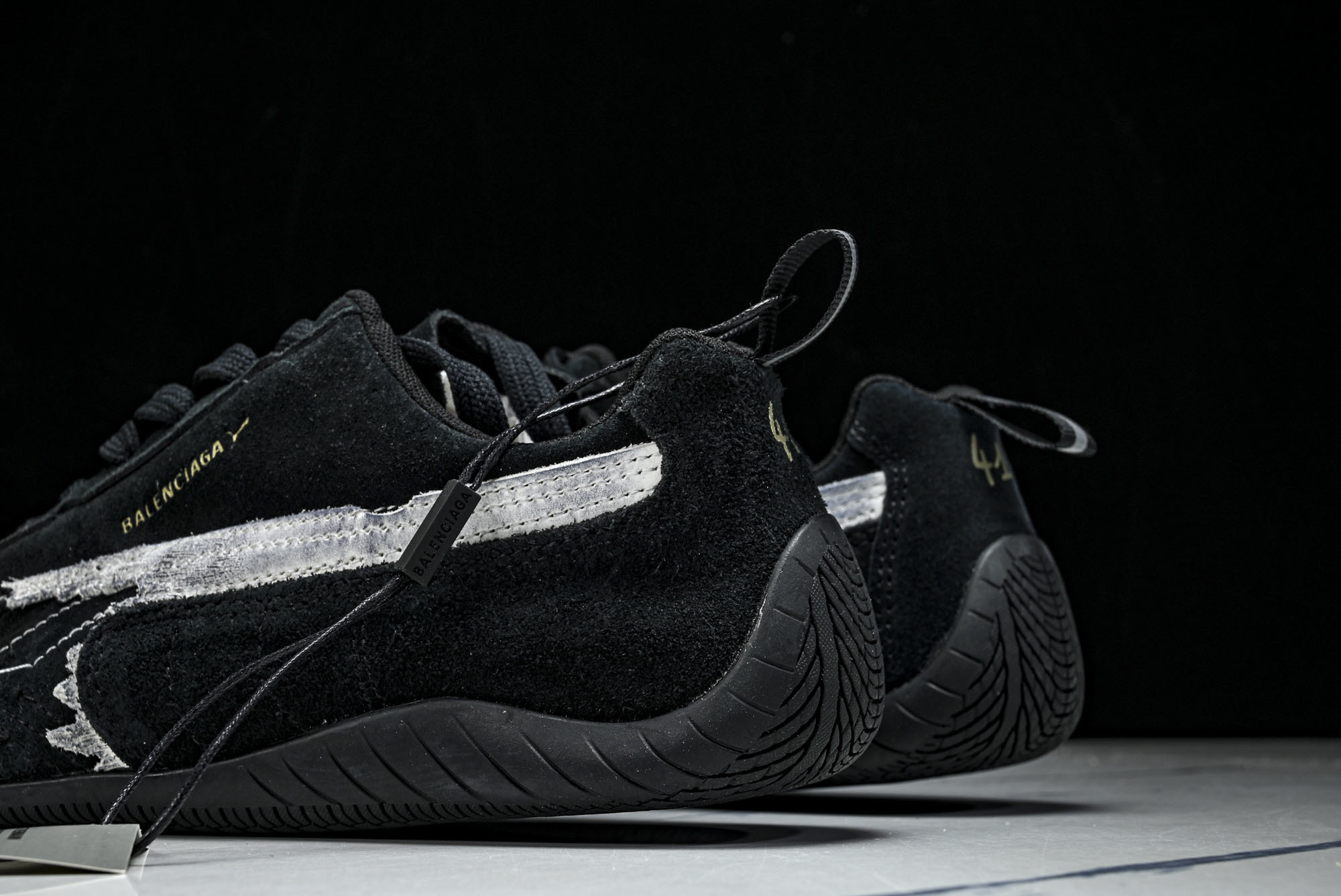 纯原 PUMA_彪马 x Balenciaga巴黎世家 Speedcat 牛皮绒面革 圆头做旧 WSDSD1090 # 纯原 PUMA_彪马 x Balenciaga巴黎世家 Speedcat 牛皮绒面革 圆头做旧 WSDSD1090 #