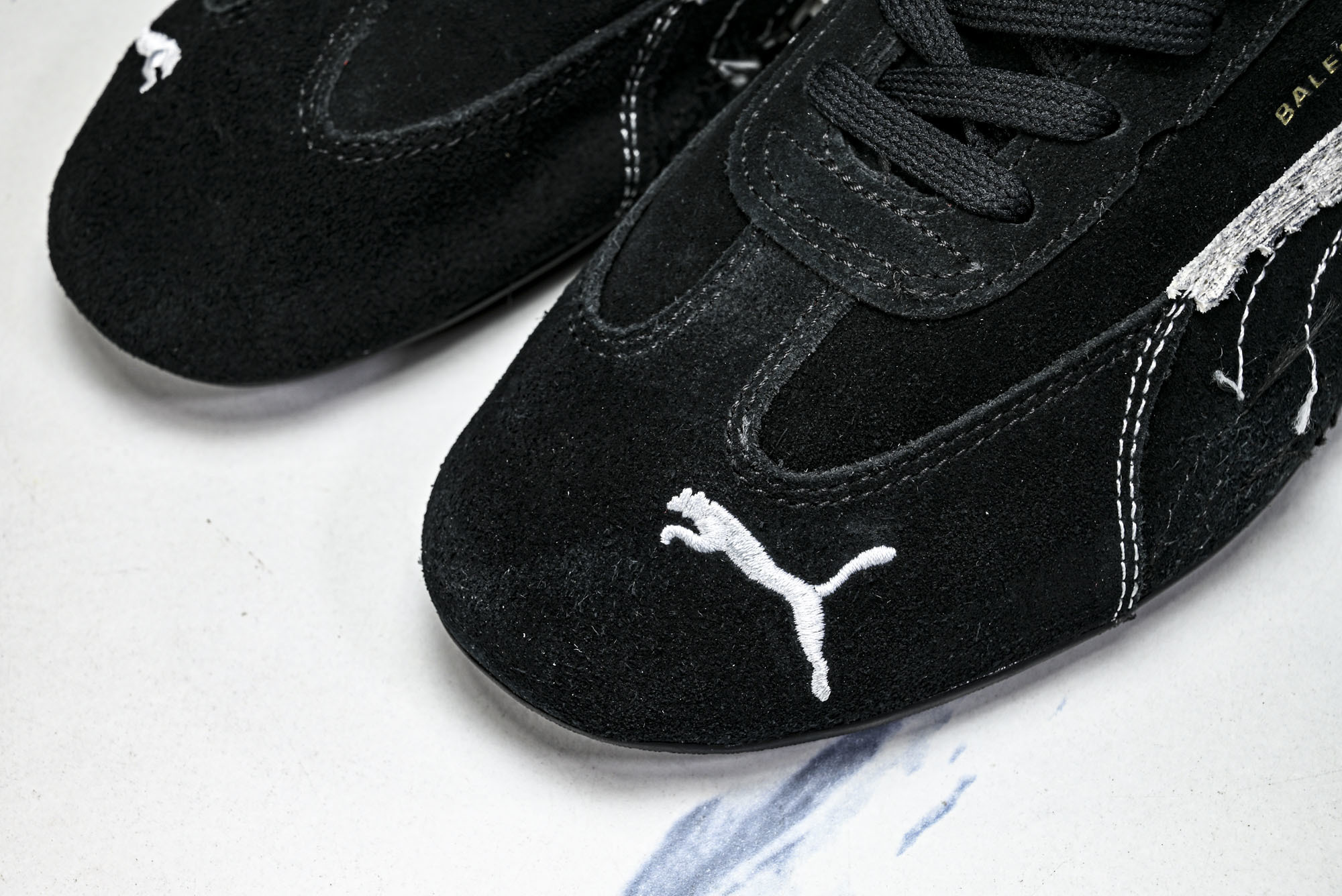 纯原 PUMA_彪马 x Balenciaga巴黎世家 Speedcat 牛皮绒面革 圆头做旧 WSDSD1090 # 纯原 PUMA_彪马 x Balenciaga巴黎世家 Speedcat 牛皮绒面革 圆头做旧 WSDSD1090 #