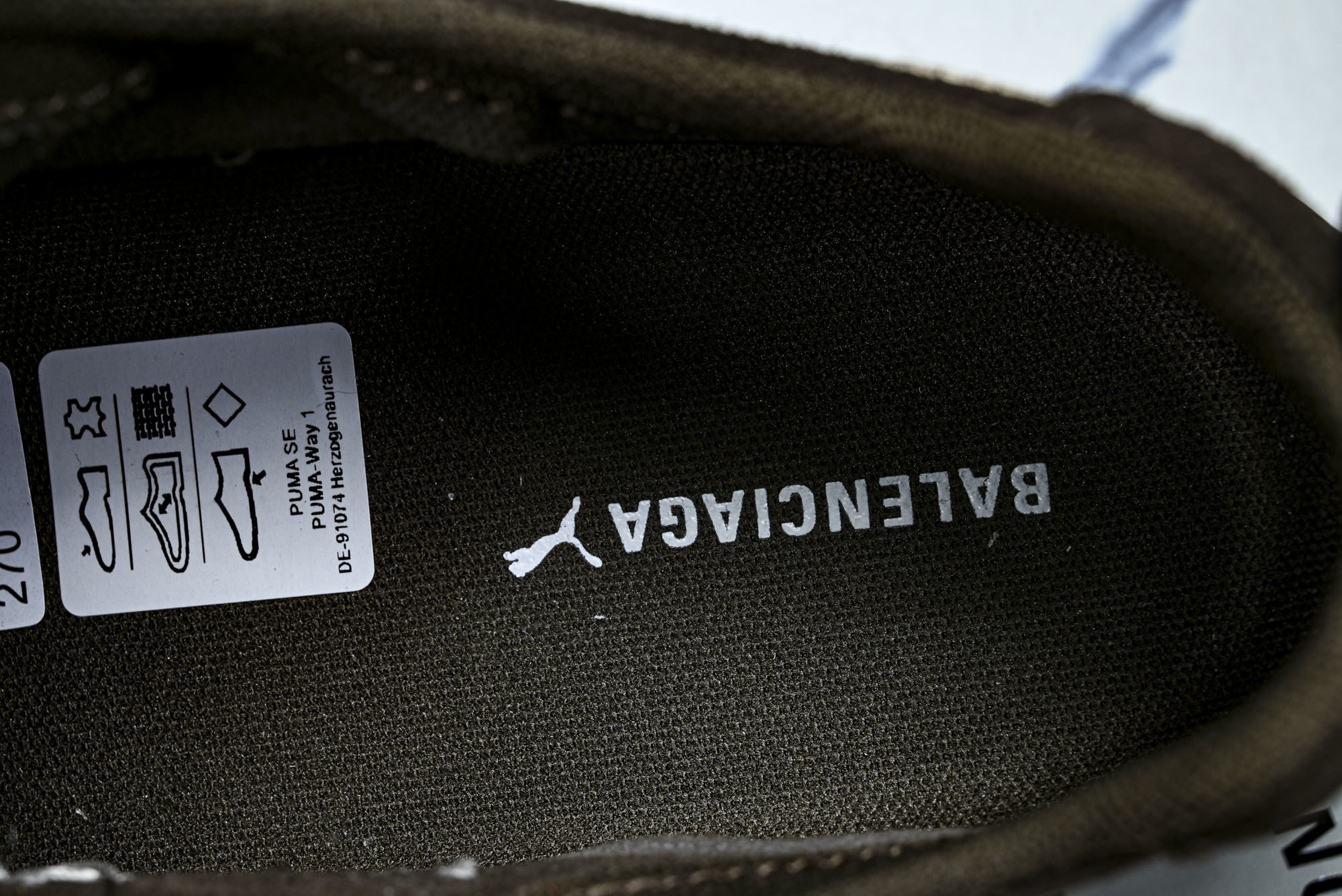 纯原 PUMA_彪马 x Balenciaga巴黎世家 Speedcat 牛皮绒面革 圆头做旧 WSDSD2910  #