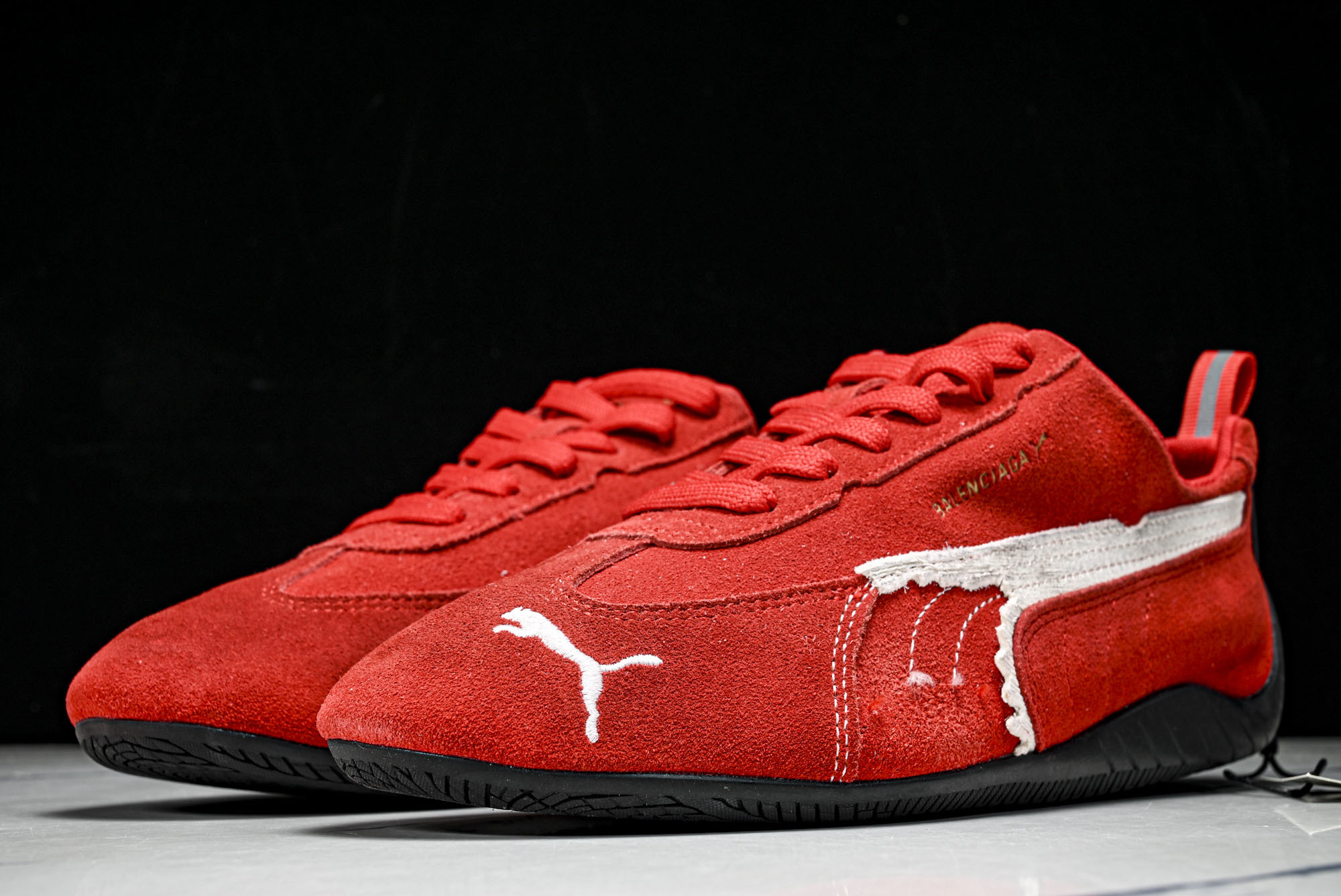 纯原 PUMA_彪马 x Balenciaga巴黎世家 Speedcat 牛皮绒面革 圆头做旧 WSDSD6910 #Y 纯原 PUMA_彪马 x Balenciaga巴黎世家 Speedcat 牛皮绒面革 圆头做旧 WSDSD6910 #Y