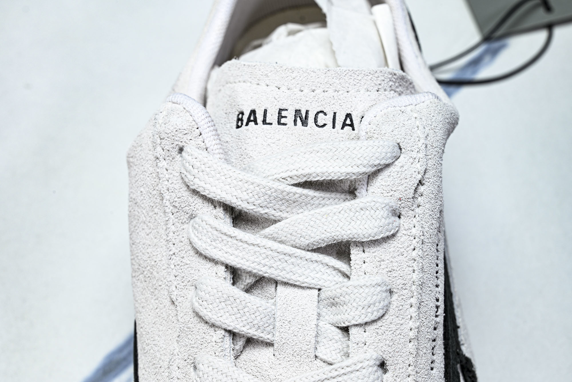 纯原 PUMA_彪马 x Balenciaga巴黎世家 Speedcat 牛皮绒面革 圆头做旧 WSDSD9010  #