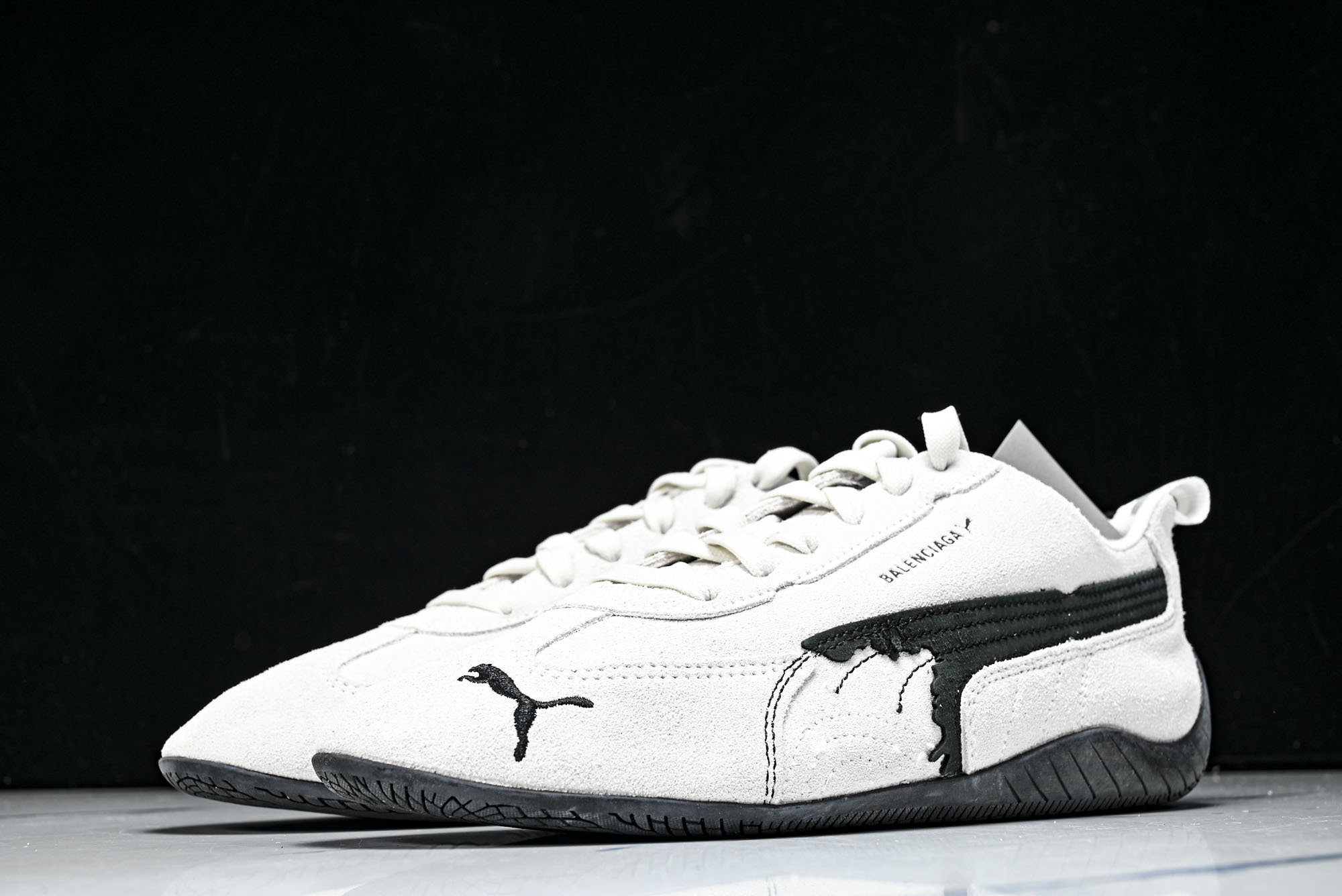 纯原 PUMA_彪马 x Balenciaga巴黎世家 Speedcat 牛皮绒面革 圆头做旧 WSDSD-9010 纯原 PUMA_彪马 x Balenciaga巴黎世家 Speedcat 牛皮绒面革 圆头做旧 WSDSD-9010