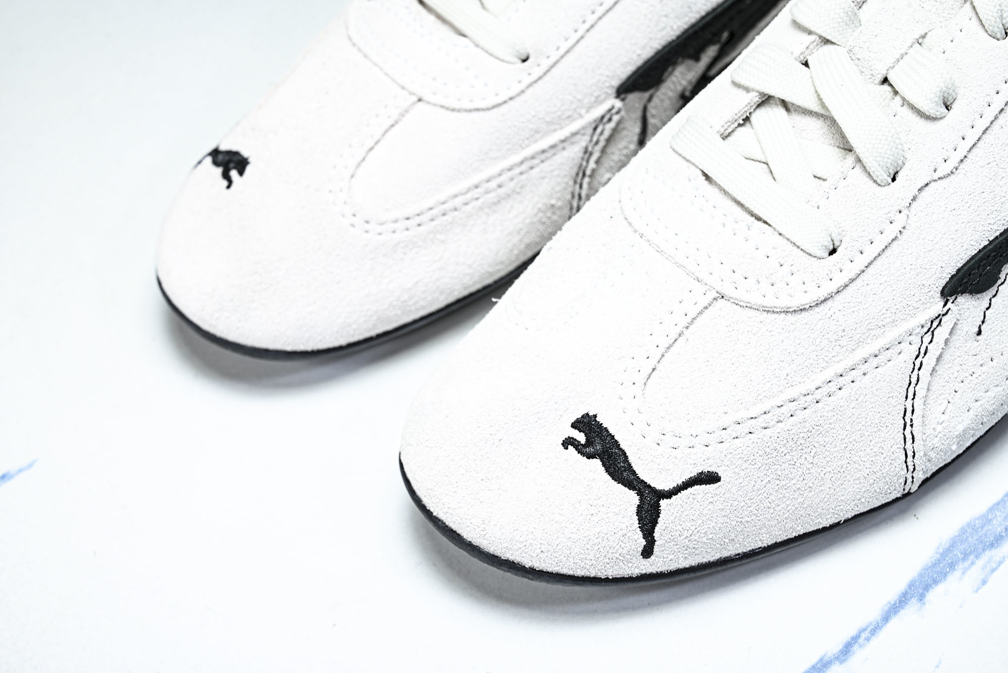 纯原 PUMA_彪马 x Balenciaga巴黎世家 Speedcat 牛皮绒面革 圆头做旧 WSDSD-9010 纯原 PUMA_彪马 x Balenciaga巴黎世家 Speedcat 牛皮绒面革 圆头做旧 WSDSD-9010