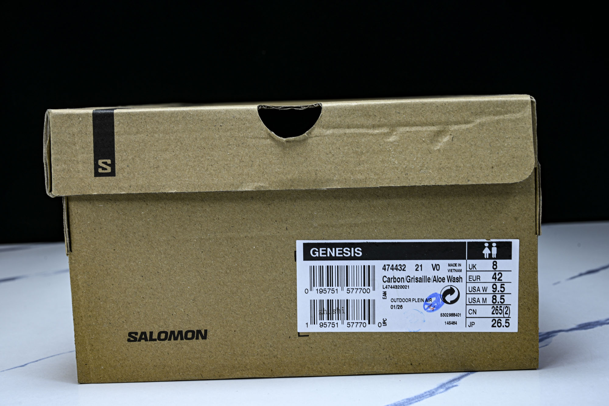 【A】SALOMON萨洛蒙 GENESIS 舒适百搭 减震透气支撑轻便 低帮 休闲长跑体测体考 越野跑鞋-21 【纯原版