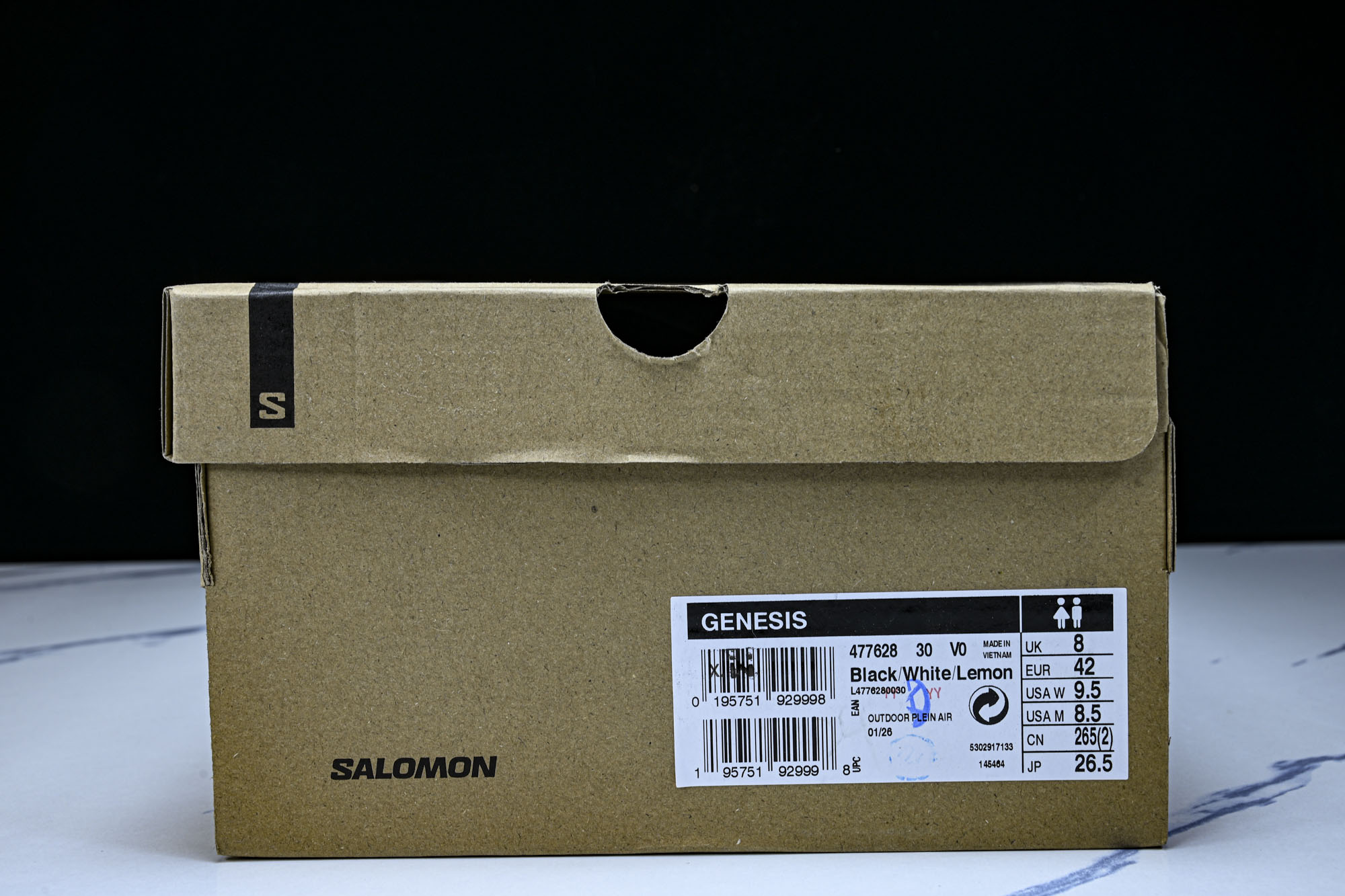 【A】SALOMON萨洛蒙 GENESIS 舒适百搭 减震透气支撑轻便 低帮 休闲长跑体测体考 越野跑鞋-30 【纯原版