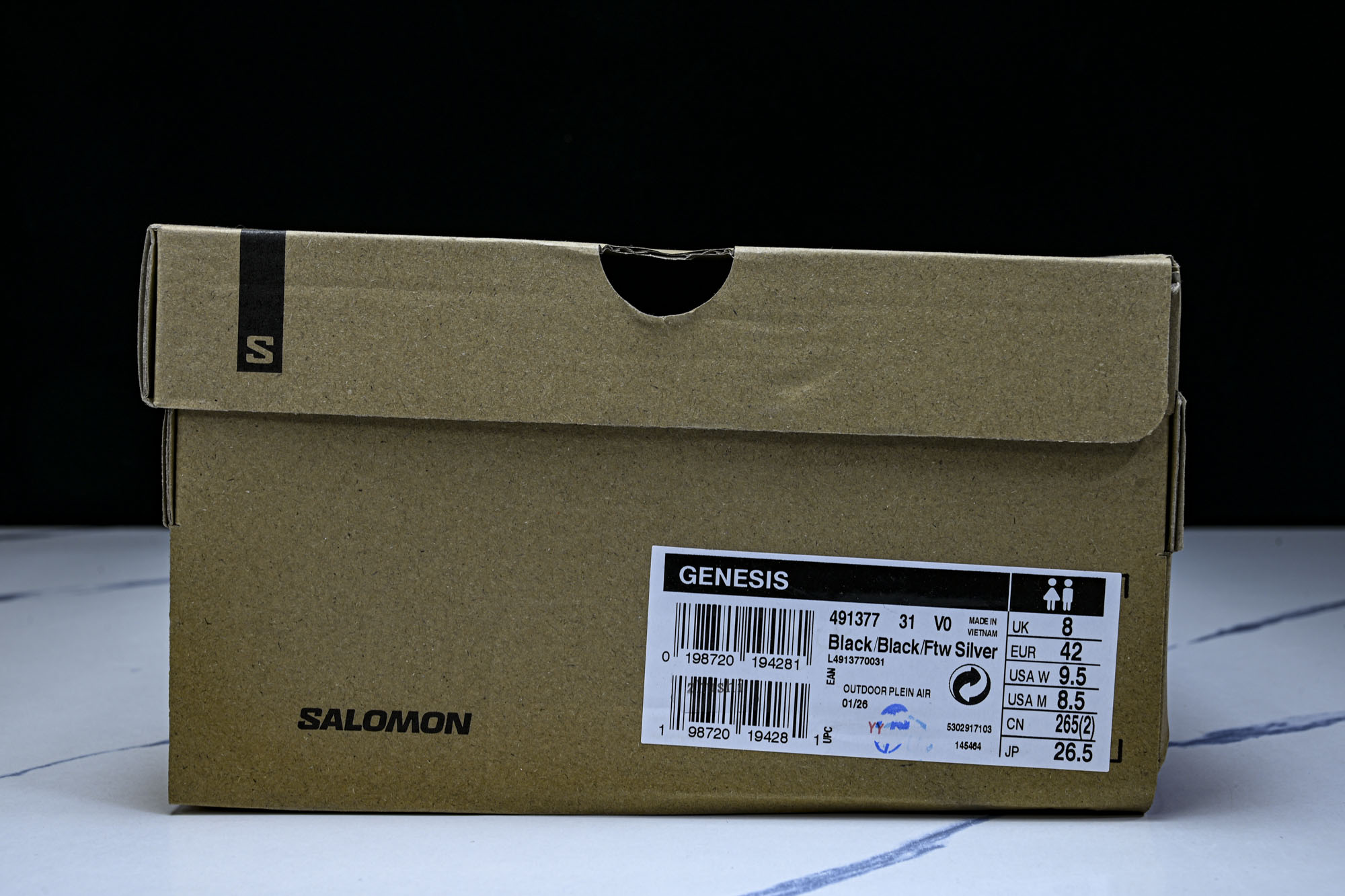 【A】SALOMON萨洛蒙 GENESIS 舒适百搭 减震透气支撑轻便 低帮 休闲长跑体测体考 越野跑鞋-3119 【纯 【A】SALOMON萨洛蒙 GENESIS 舒适百搭 减震透气支撑轻便 低帮 休闲长跑体测体考 越野跑鞋-3119 【纯