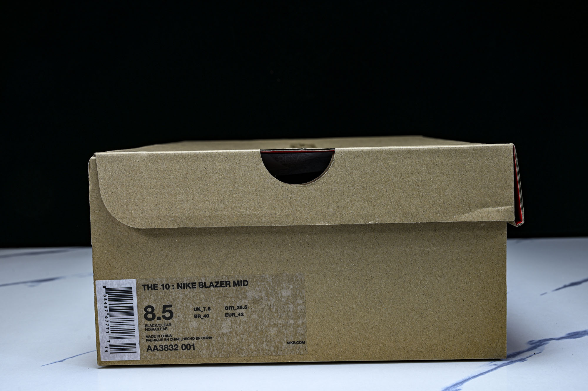 NK Blazer 2.0 x OWOff-White Grim Reaper OW联名限量板鞋 黑白 AA3832-0