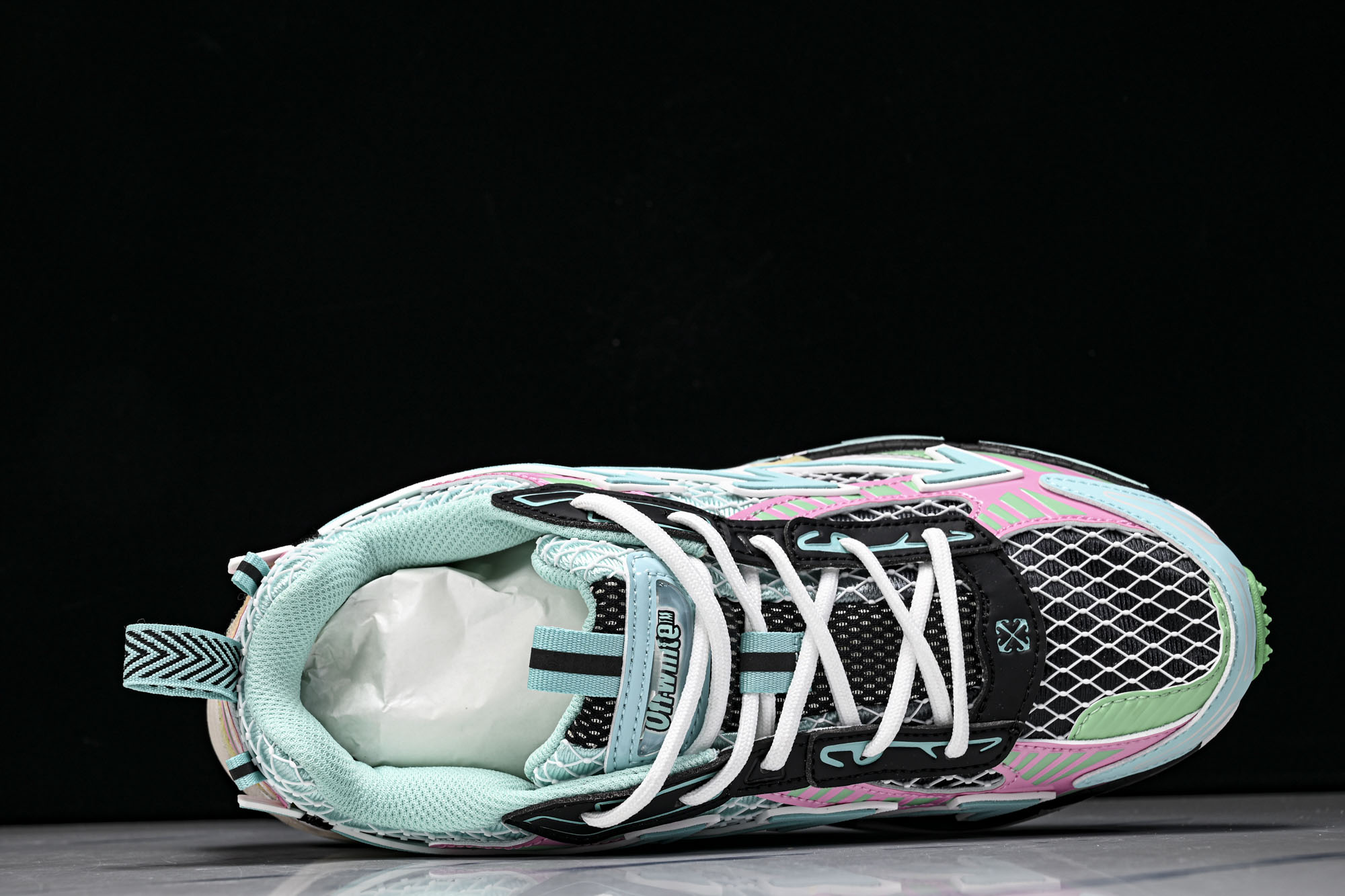 【纯原】OFF WHITE 黑白三箭头登山厚底老爹鞋增高男女运动休闲鞋 #YZ002 #穿上off--White Rig