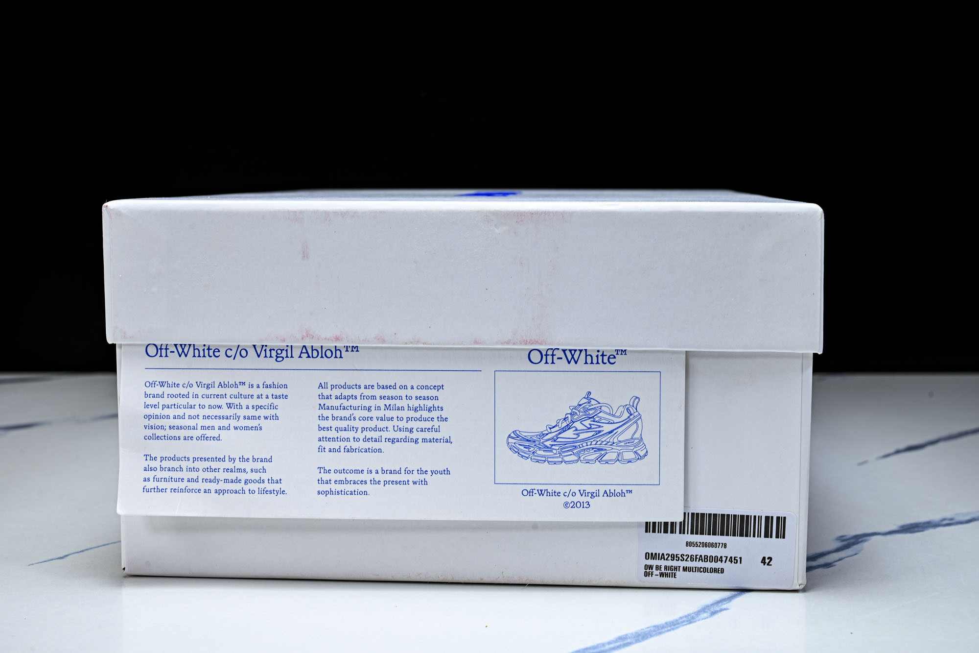 【纯原】OFF WHITE 黑白三箭头登山厚底老爹鞋增高男女运动休闲鞋 #YZ002 #穿上off--White Rig