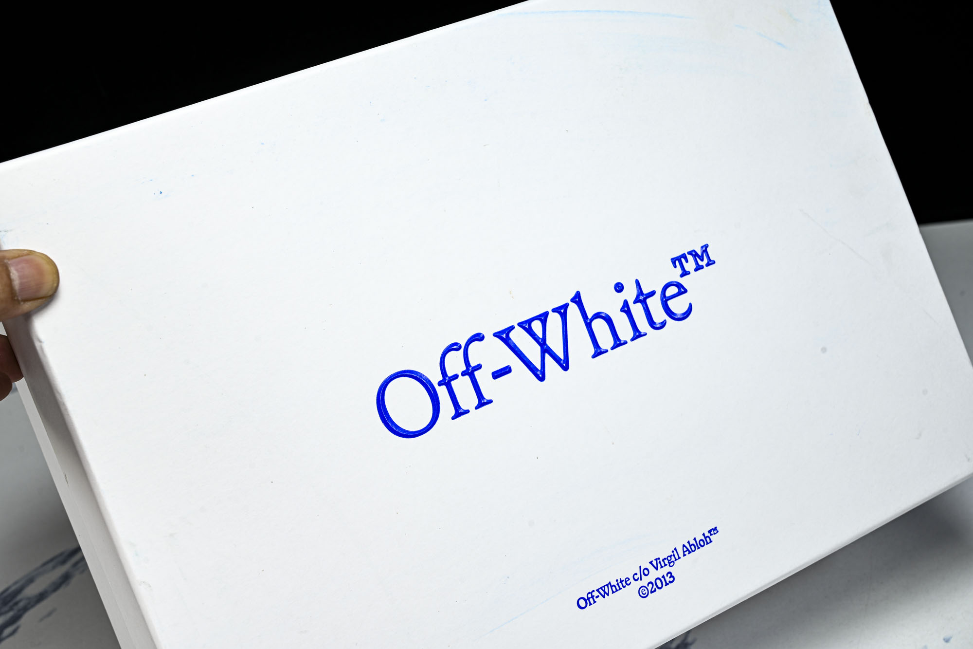 【纯原】OFF WHITE 黑白三箭头登山厚底老爹鞋增高男女运动休闲鞋_2#YZ002 #穿上off--White Ri