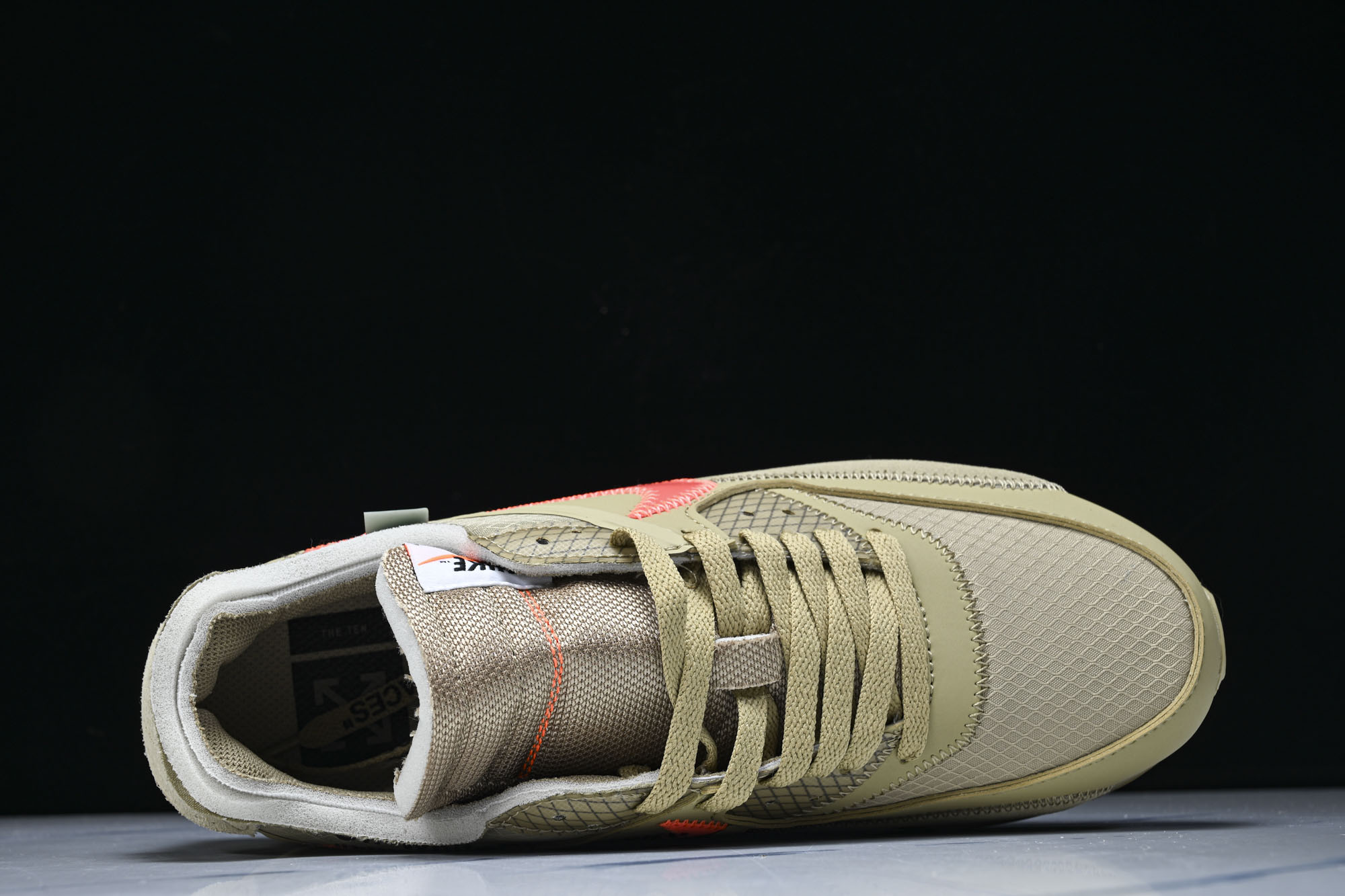 OW x NK Air Max 90 OW联名 沙漠黄 AA7293-200 #YZ013 36 36.5 37.5 3