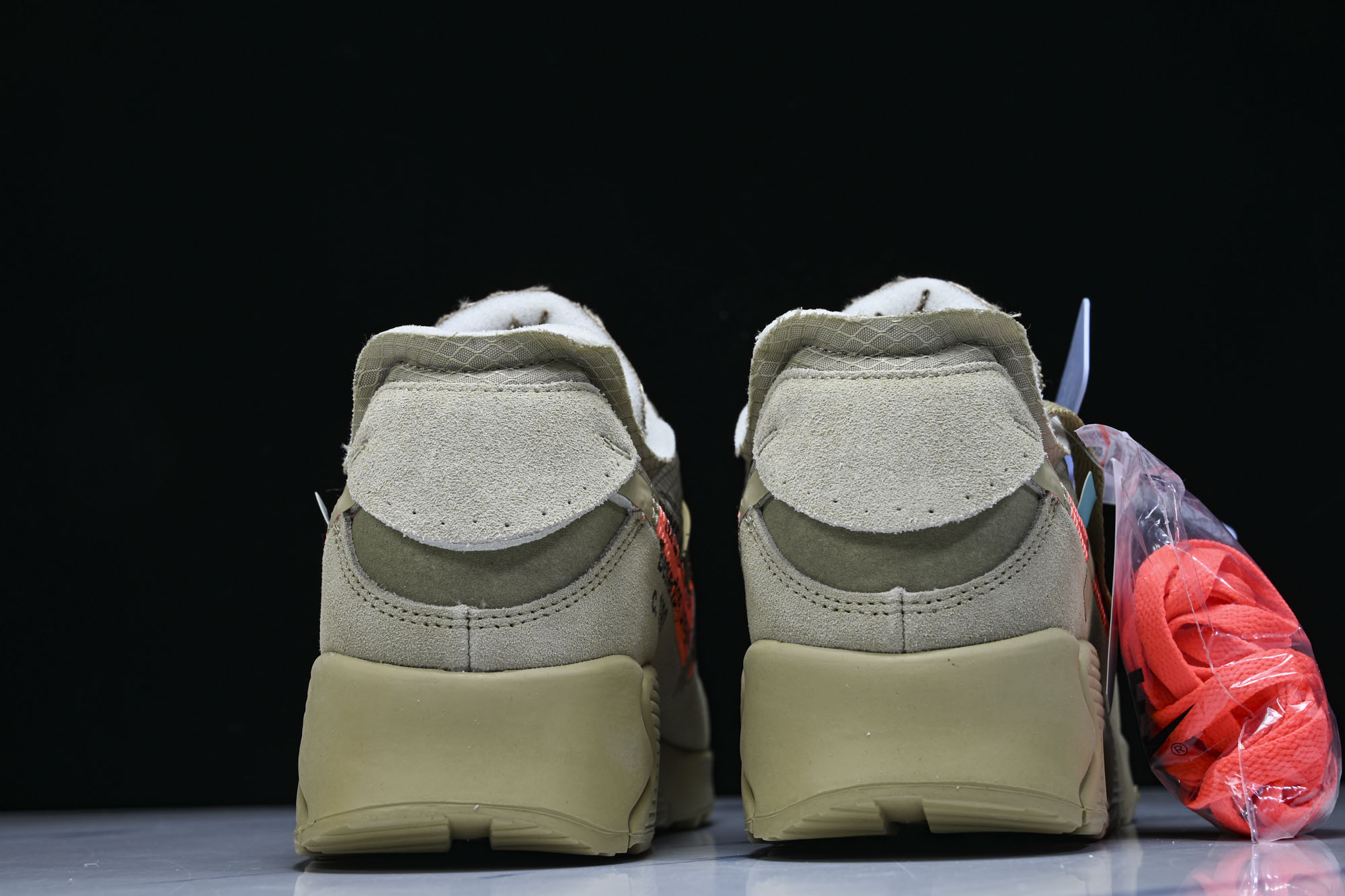 OW x NK Air Max 90 OW联名 沙漠黄 AA7293-200 #YZ013 36 36.5 37.5 3