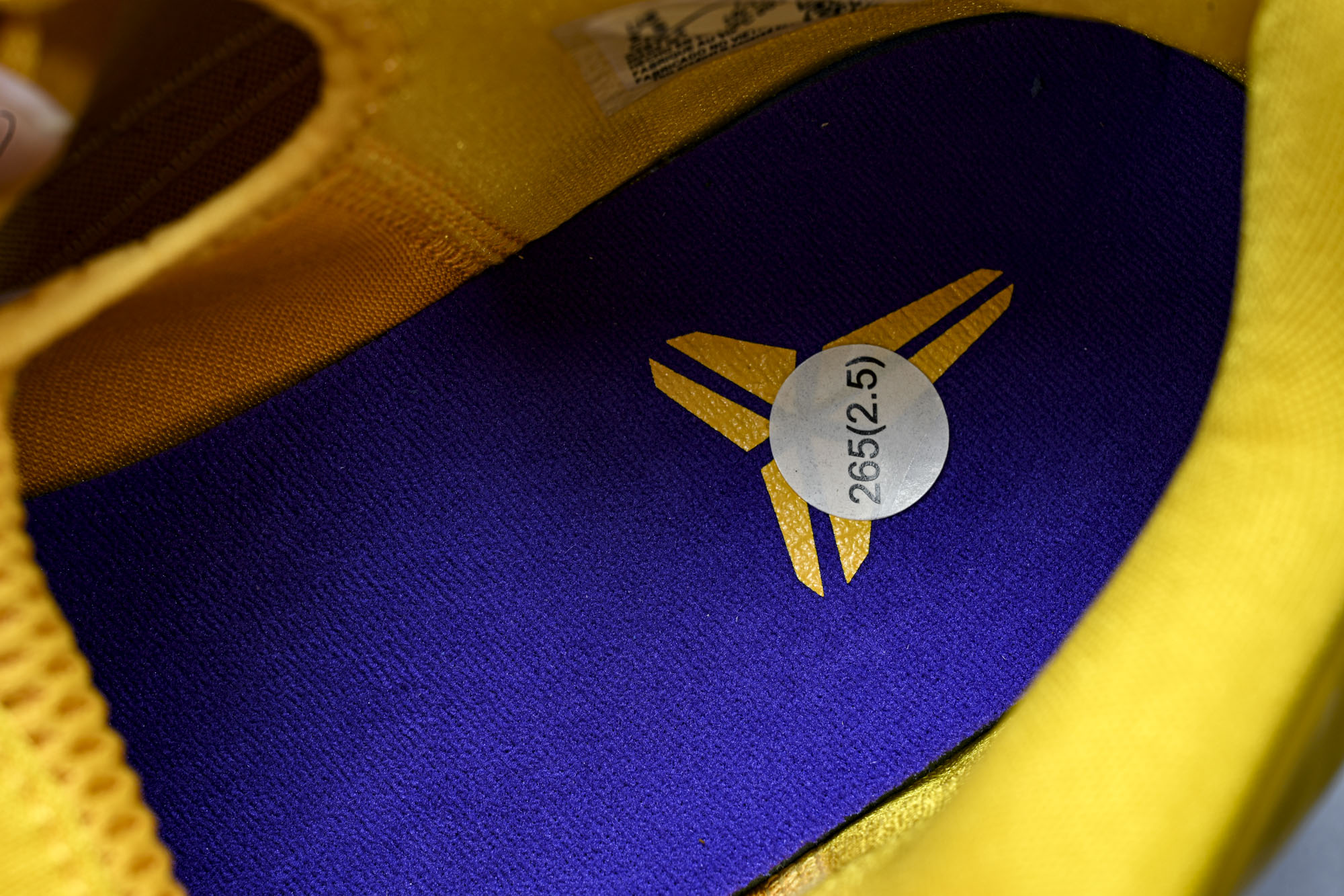 Nike耐克男士x Los Angeles Lakers Zoom Kobe 4 Protro sneakers 黑黄I