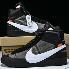 NK Blazer 2.0 x OWOff-White Grim Reaper OW联名限量板鞋 黑白 AA3832-0 NK Blazer 2.0 x OWOff-White Grim Reaper OW联名限量板鞋 黑白 AA3832-0