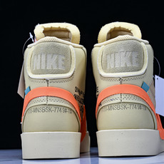 NK Blazer mid x OW ow联名男板鞋 万圣节 AA3832 700 #YZ013 40 40.5 41 NK Blazer mid x OW ow联名男板鞋 万圣节 AA3832 700 #YZ013 40 40.5 41