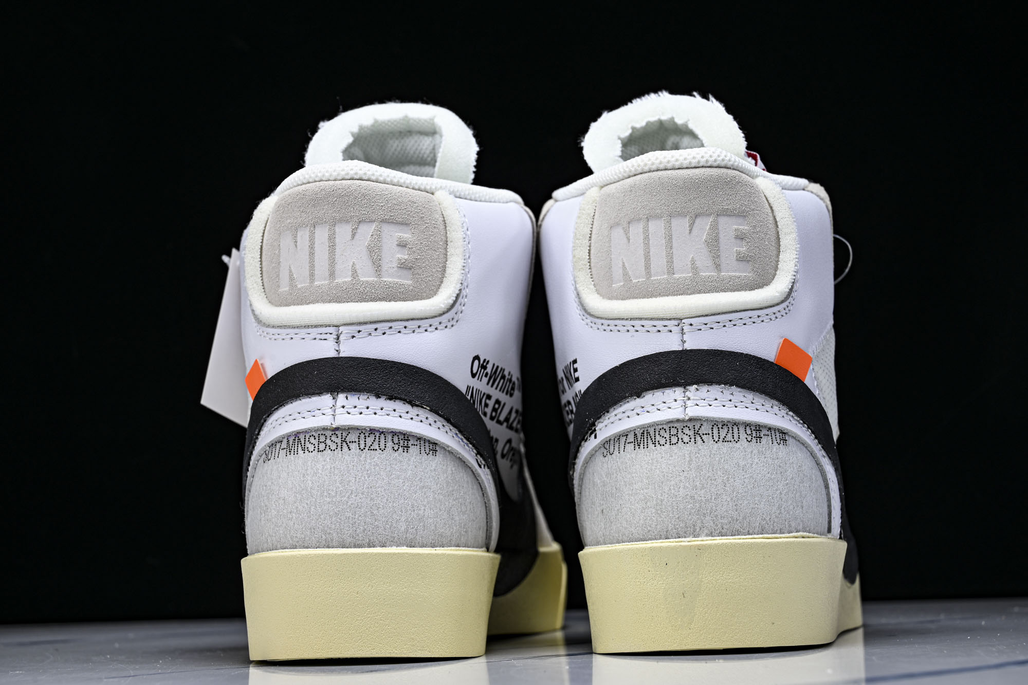 OW X NK Blazer Mid OW联名开拓者复古超限量滑板鞋 AA3832-100 #YZ013 40 40.5