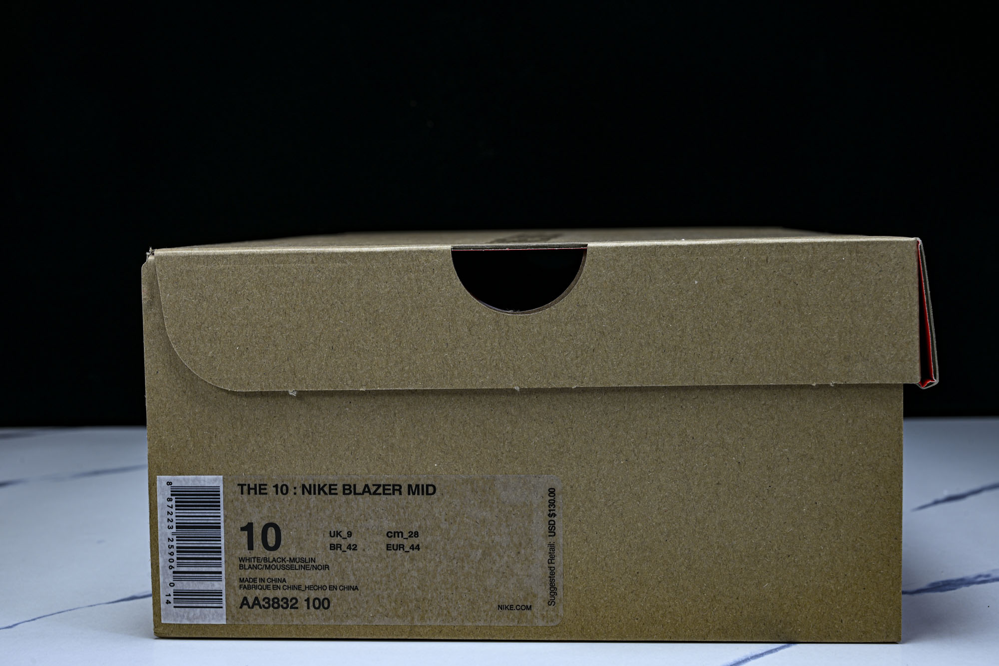 OW X NK Blazer Mid OW联名开拓者复古超限量滑板鞋 AA3832-100 #YZ013 40 40.5