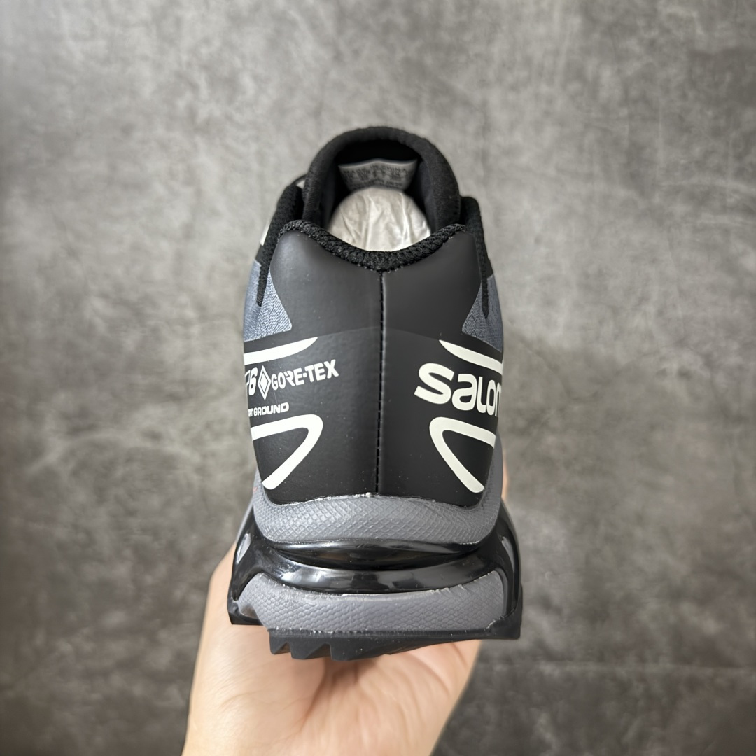 OG版 Salomon XT-6 GTX 户外越野跑步鞋 黑灰 Black Grey  SALOMON萨洛蒙 XT-6 