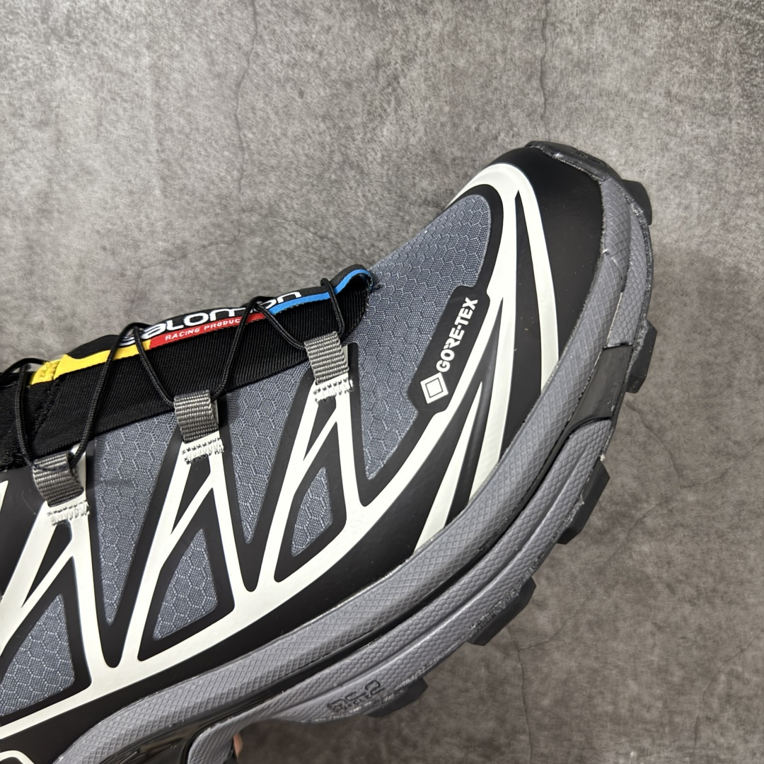OG版 Salomon XT-6 GTX 户外越野跑步鞋 黑灰 Black Grey  SALOMON萨洛蒙 XT-6 