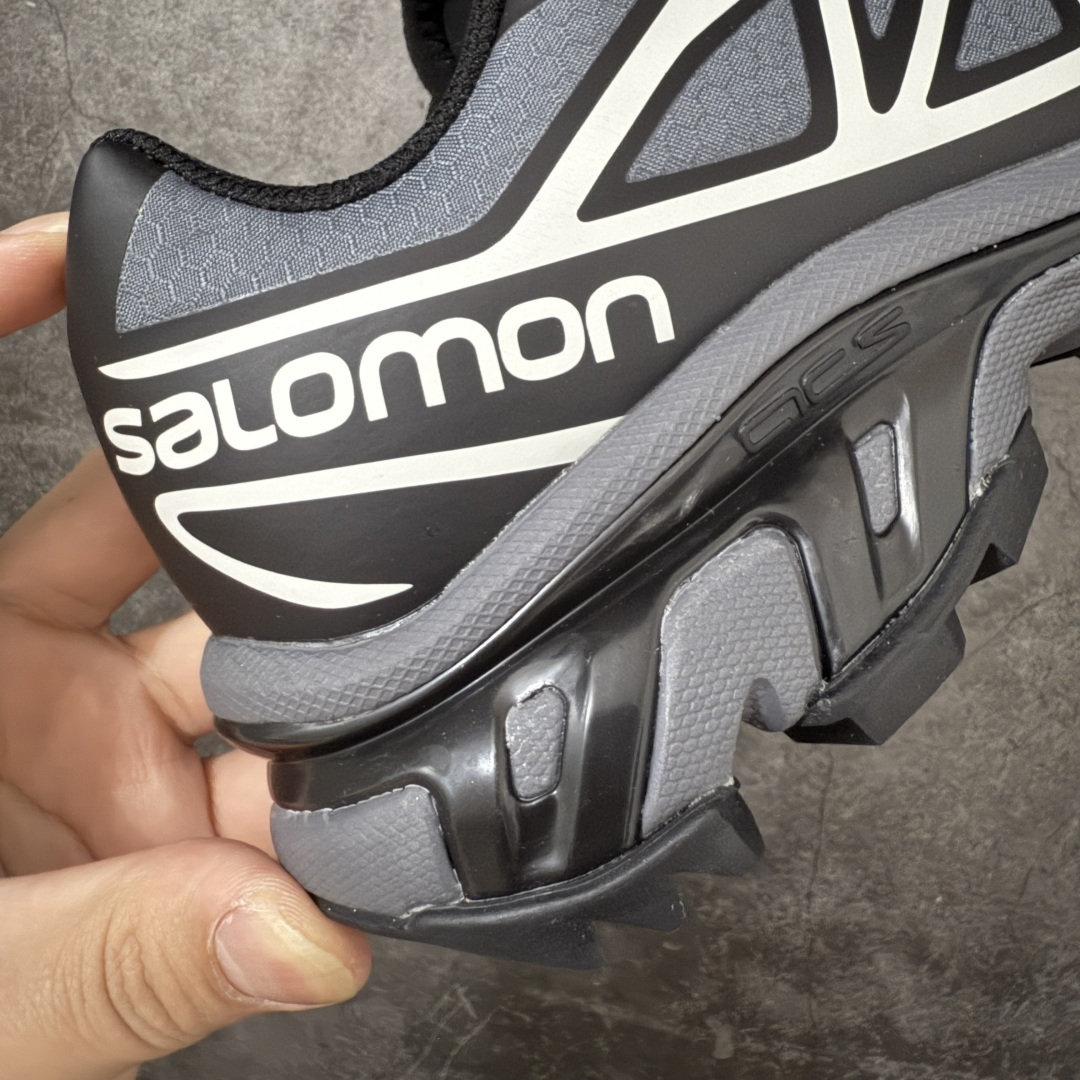 OG版 Salomon XT-6 GTX 户外越野跑步鞋 黑灰 Black Grey  SALOMON萨洛蒙 XT-6 