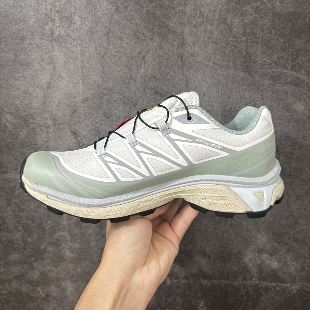 OG版 Salomon XT-6 GTX 户外越野跑鞋 白色 White 运动机能风  SALOMON萨洛蒙 XT-6 