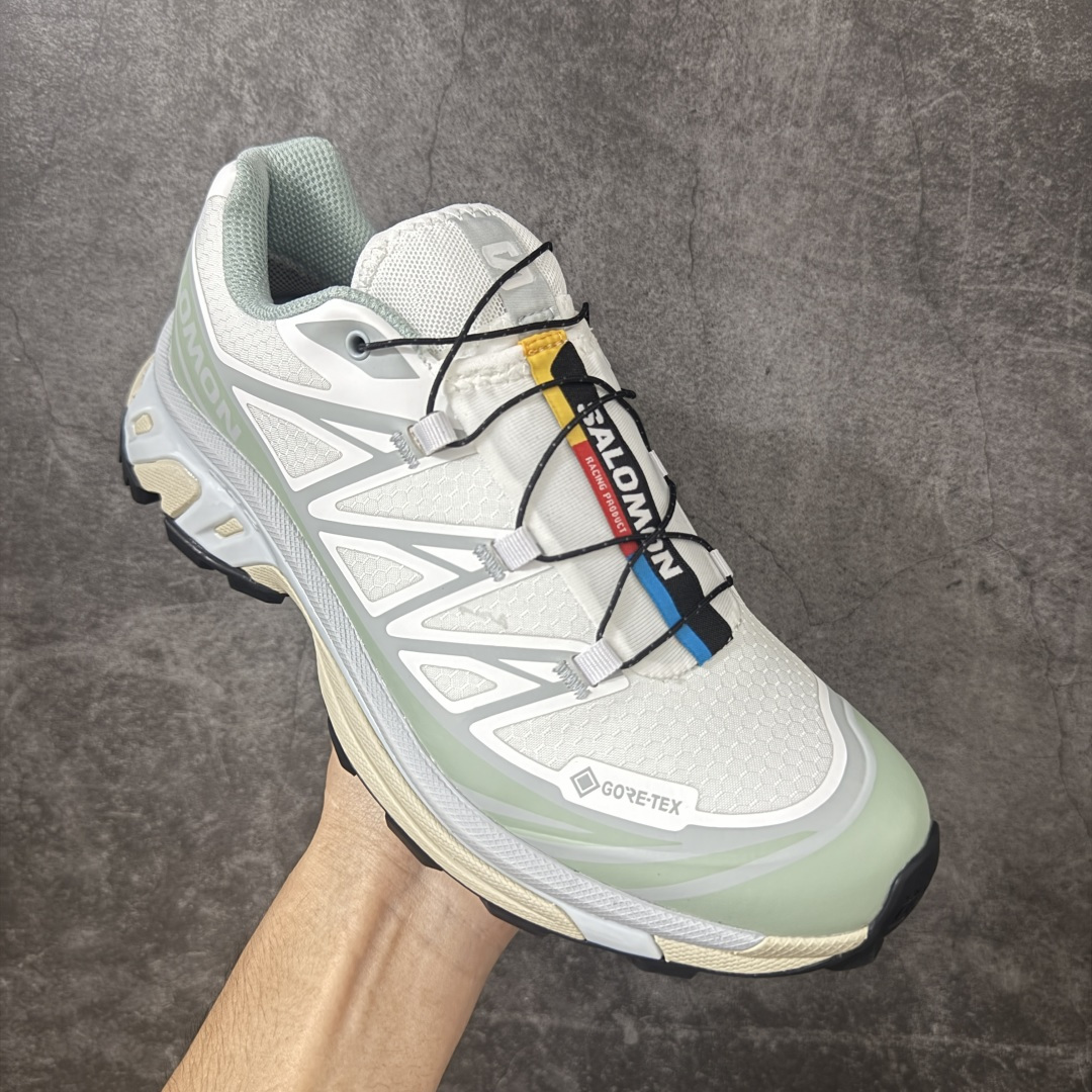 OG版 Salomon XT-6 GTX 户外越野跑鞋 白色 White 运动机能风  SALOMON萨洛蒙 XT-6 