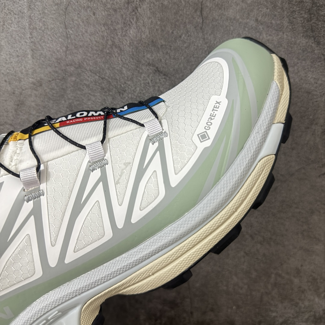 OG版 Salomon XT-6 GTX 户外越野跑鞋 白色 White 运动机能风  SALOMON萨洛蒙 XT-6 