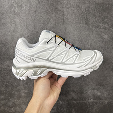 OG版 Salomon XT-6 GTX 萨洛蒙 户外越野防水白银 White Silver 运动跑步鞋 SALOMO OG版 Salomon XT-6 GTX 萨洛蒙 户外越野防水白银 White Silver 运动跑步鞋 SALOMO