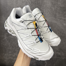 OG版 Salomon XT-6 GTX 萨洛蒙 户外越野防水白银 White Silver 运动跑步鞋 SALOMO OG版 Salomon XT-6 GTX 萨洛蒙 户外越野防水白银 White Silver 运动跑步鞋 SALOMO