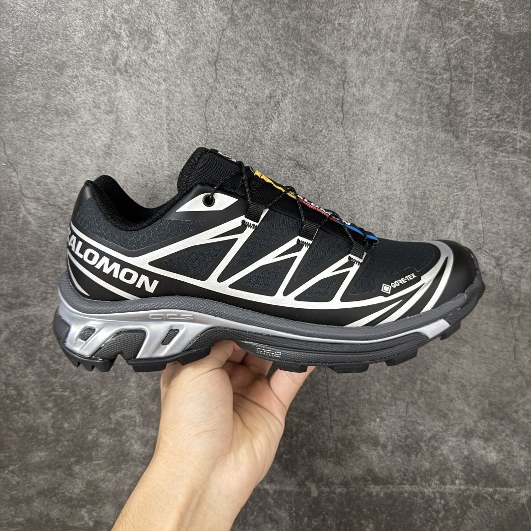 OG版 Salomon XT-6 GTX 黑色 Black Silver 户外越野跑步鞋 SALOMON萨洛蒙 XT- OG版 Salomon XT-6 GTX 黑色 Black Silver 户外越野跑步鞋 SALOMON萨洛蒙 XT-