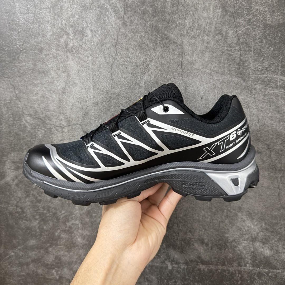 OG版 Salomon XT-6 GTX 黑色 Black Silver 户外越野跑步鞋 SALOMON萨洛蒙 XT- OG版 Salomon XT-6 GTX 黑色 Black Silver 户外越野跑步鞋 SALOMON萨洛蒙 XT-