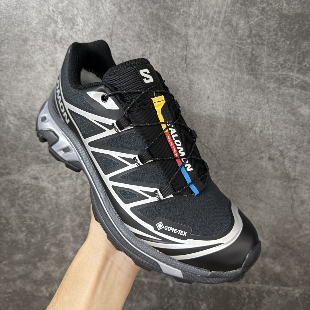 OG版 Salomon XT-6 GTX 黑色 Black Silver 户外越野跑步鞋 SALOMON萨洛蒙 XT- OG版 Salomon XT-6 GTX 黑色 Black Silver 户外越野跑步鞋 SALOMON萨洛蒙 XT-