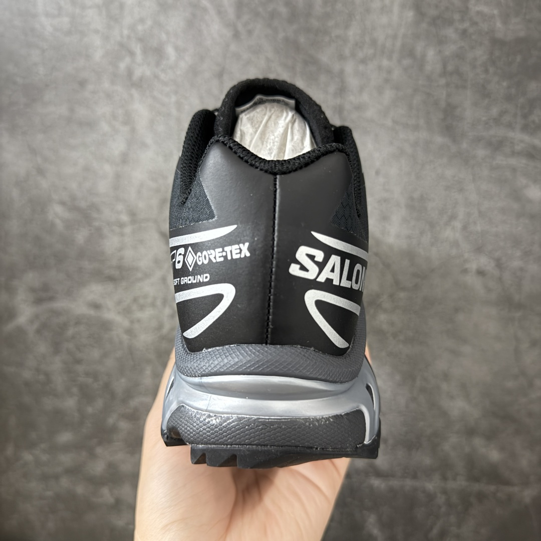 OG版 Salomon XT-6 GTX 黑色 Black Silver 户外越野跑步鞋 SALOMON萨洛蒙 XT- OG版 Salomon XT-6 GTX 黑色 Black Silver 户外越野跑步鞋 SALOMON萨洛蒙 XT-