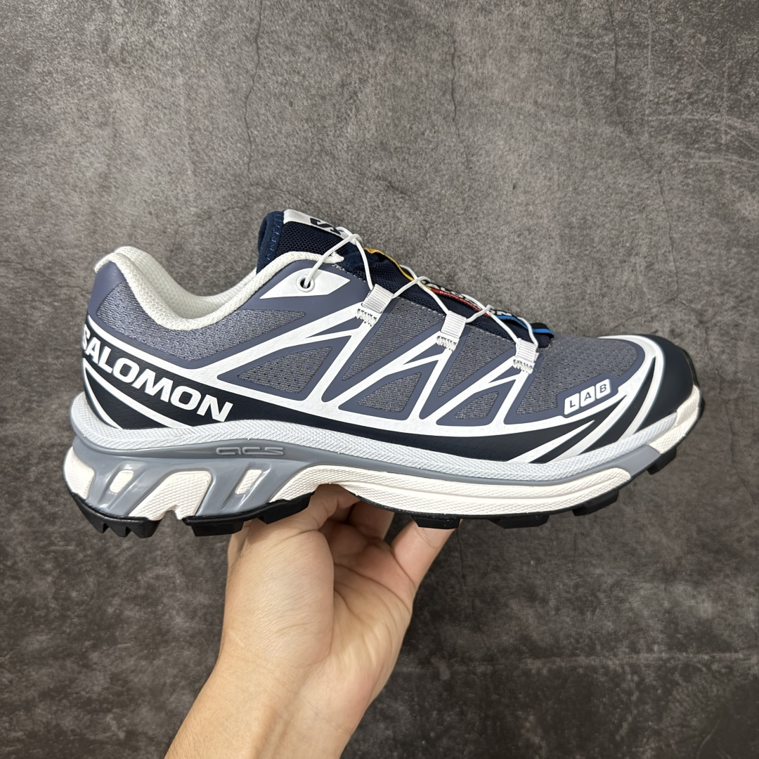 OG版 Salomon XT-6 户外越野跑鞋 深灰蓝 Navy Blue 运动机能风  SALOMON萨洛蒙 XT-6