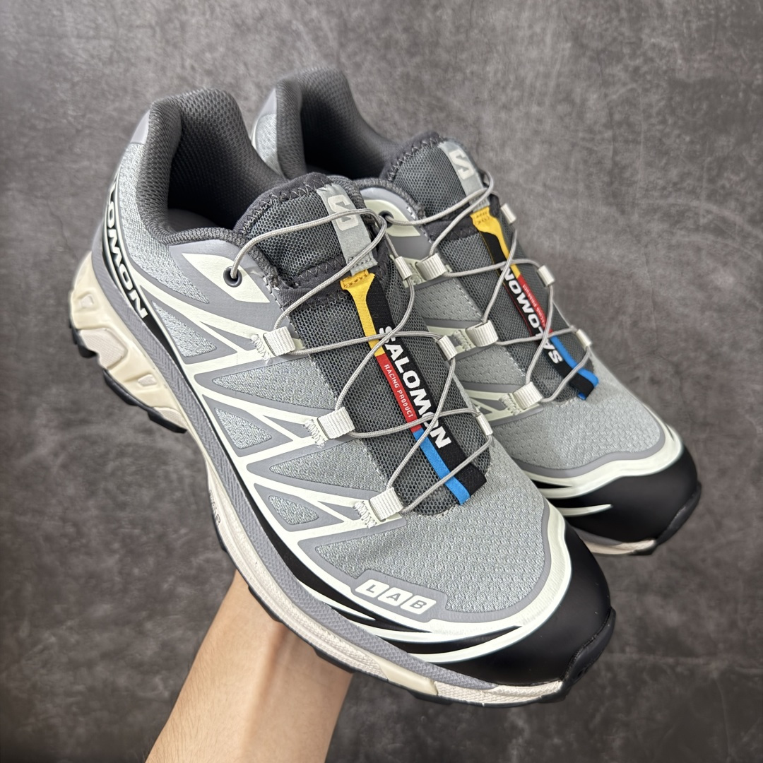 OG版 Salomon XT-6 户外越野跑鞋 灰黑配色 低帮运动鞋 SALOMON萨洛蒙 XT-6 舒适百搭 户外越 OG版 Salomon XT-6 户外越野跑鞋 灰黑配色 低帮运动鞋 SALOMON萨洛蒙 XT-6 舒适百搭 户外越