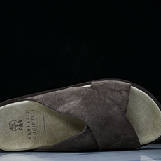 Brunello Cucinelli 七夕礼物春夏系列 男士绒面革交叉凉拖鞋_2V #YZ006 尺码:39 40 41 Brunello Cucinelli 七夕礼物春夏系列 男士绒面革交叉凉拖鞋_2V #YZ006 尺码:39 40 41