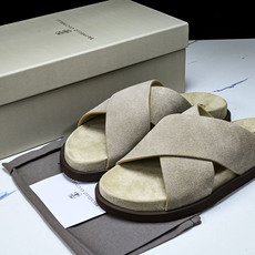 Brunello Cucinelli 七夕礼物春夏系列 男士绒面革交叉凉拖鞋_3 #YZ006 尺码:39 40 41 Brunello Cucinelli 七夕礼物春夏系列 男士绒面革交叉凉拖鞋_3 #YZ006 尺码:39 40 41