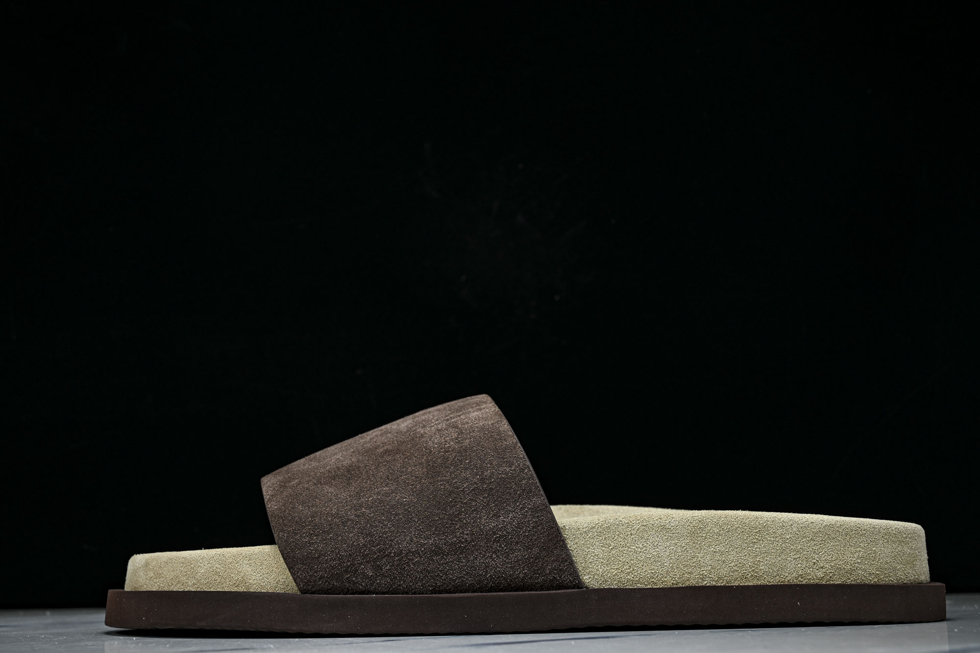 Brunello Cucinelli 七夕礼物春夏系列 男士绒面革交叉凉拖鞋_4 #YZ006 尺码:39 40 41 
