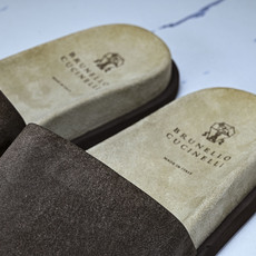 Brunello Cucinelli 七夕礼物春夏系列 男士绒面革交叉凉拖鞋_4 #YZ006 尺码:39 40 41 Brunello Cucinelli 七夕礼物春夏系列 男士绒面革交叉凉拖鞋_4 #YZ006 尺码:39 40 41