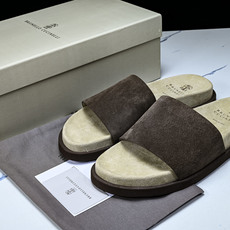 Brunello Cucinelli 七夕礼物春夏系列 男士绒面革交叉凉拖鞋_4 #YZ006 尺码:39 40 41 Brunello Cucinelli 七夕礼物春夏系列 男士绒面革交叉凉拖鞋_4 #YZ006 尺码:39 40 41