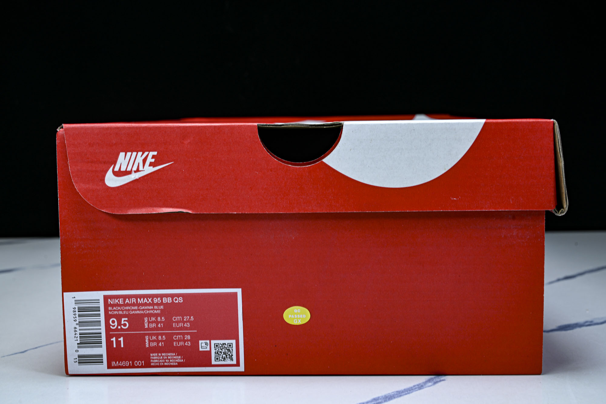 Air Max 95 复古减震气垫跑鞋 IM4691-001 #YZ001-1 ✦开发出自代工厂版师之手 ✦几十年品牌代 Air Max 95 复古减震气垫跑鞋 IM4691-001 #YZ001-1 ✦开发出自代工厂版师之手 ✦几十年品牌代