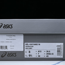 THOM BROWNE X ASICS 联名系列GEL-KAYANO 14男女同款运动休闲鞋1203B110-020 # THOM BROWNE X ASICS 联名系列GEL-KAYANO 14男女同款运动休闲鞋1203B110-020 #