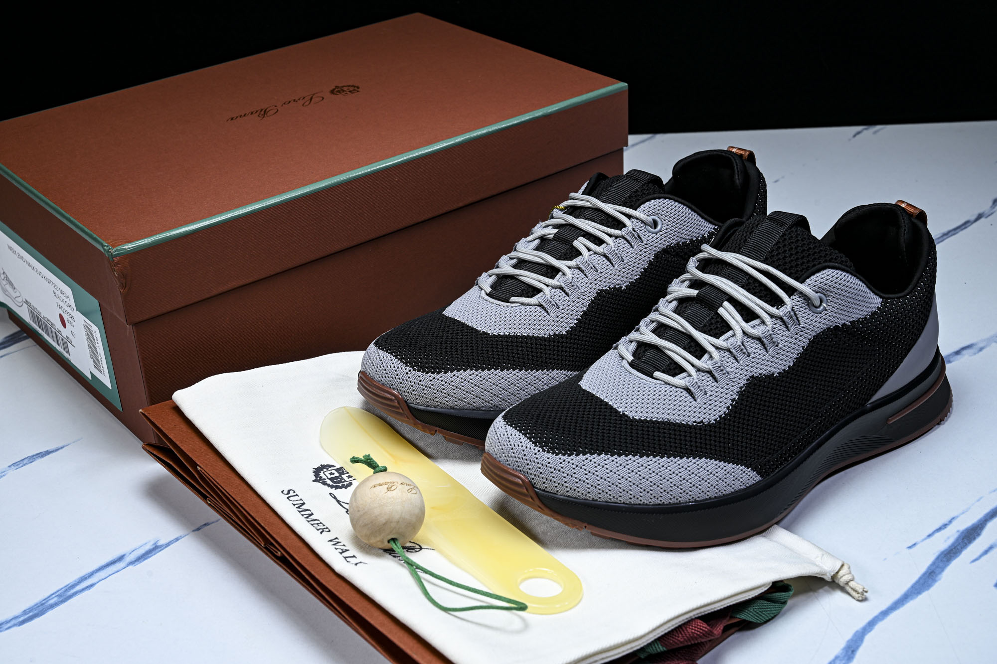Loro piana_诺悠翩雅男鞋网面透气牛皮针织运动鞋系带跑鞋26新款_2 #YZ006 尺码: 39 40 41 Loro piana_诺悠翩雅男鞋网面透气牛皮针织运动鞋系带跑鞋26新款_2 #YZ006 尺码: 39 40 41